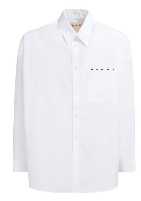 l/s shirt man white MARNI | CUMU0061P2 USCT88LOW01